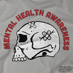 Mental Health Awareness Skull T-Shirt